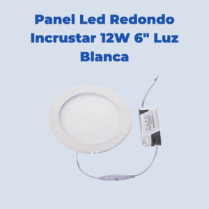 panel-led-redondo-incrustar-12-watios-luz-blanca-disuctronicos
