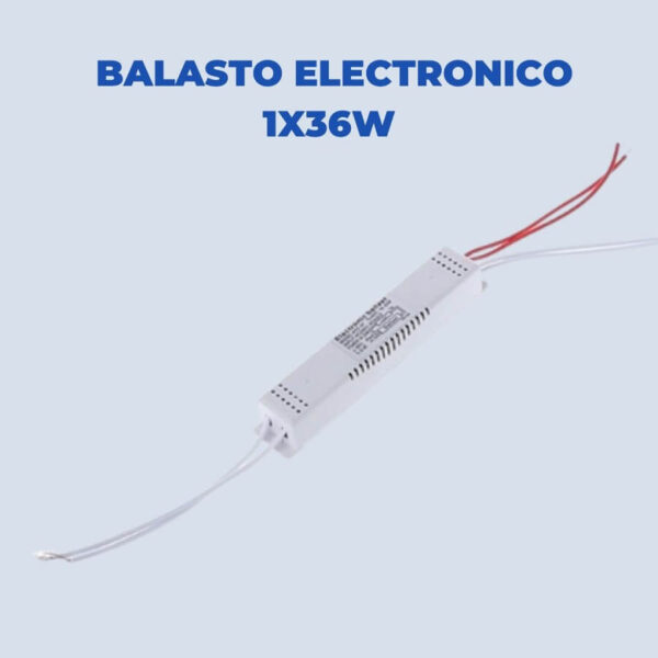 Balasto Electronico Flourescente T8 1X36W