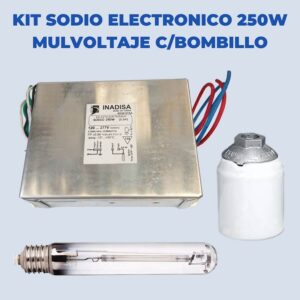 Kit Electronico Multivoltaje Con Bombillo Sodio 250w