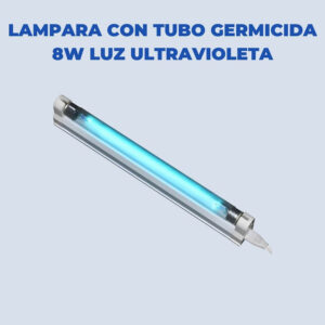 Lampara Con Tubo Germicida 8w Luz Ultravioleta